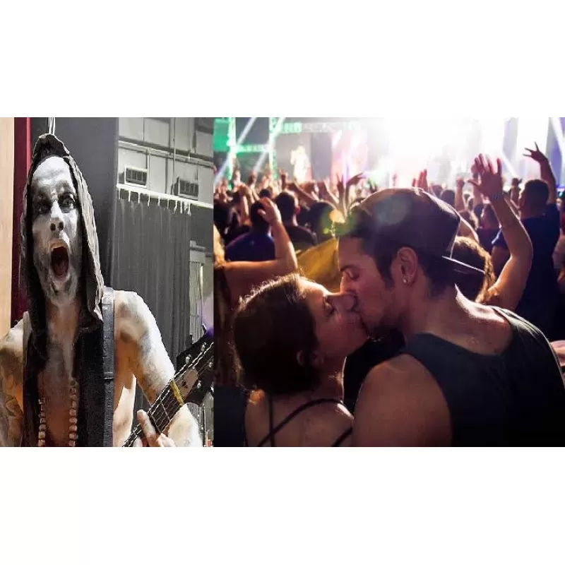 Sexo anal a mi novia en un concierto de rock, nadie lo noto entre la multitud