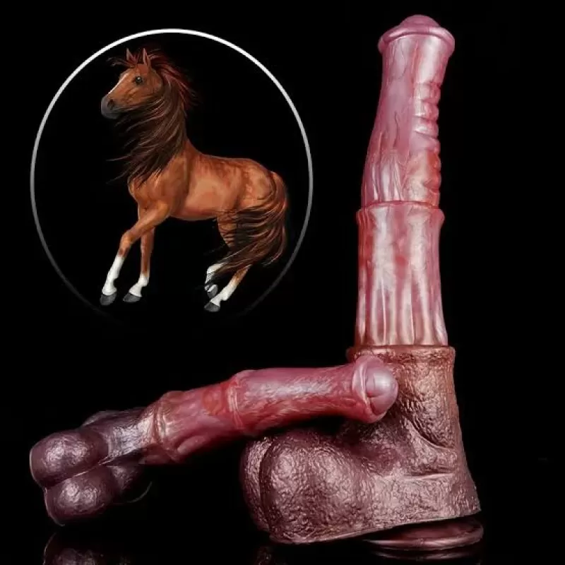 Cuento mis Fantasías con un dilo forma de caballo en mi alcoba