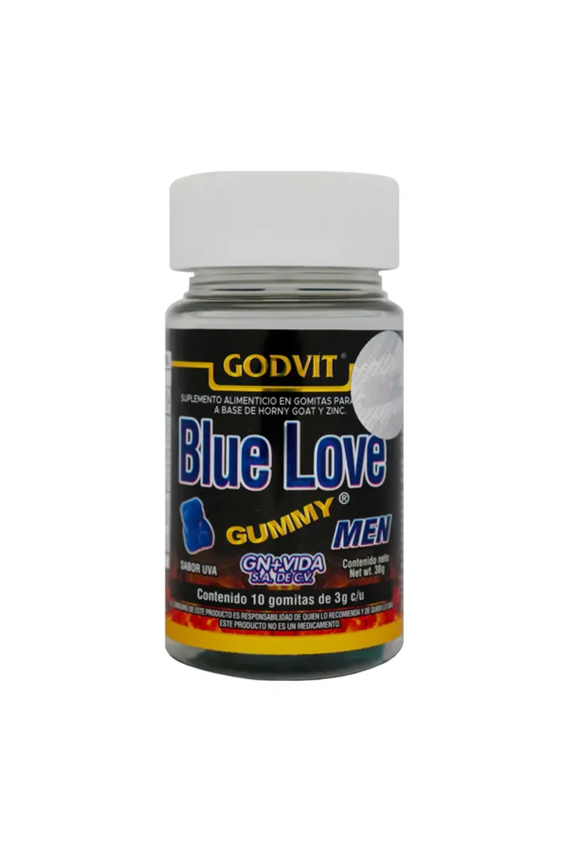 Gomitas Vigorizantes para Hombre Blue Love Men
