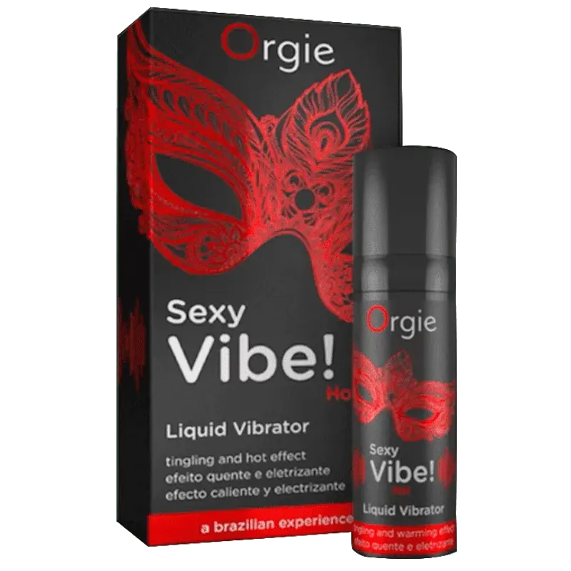 SEXY VIBE HOT LIQUID VIBRATOR ROJO