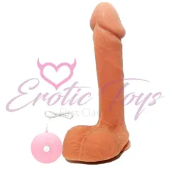 VIBRADOR EROTIC TOYS REAL COCK 7 IGNITE CABEZON