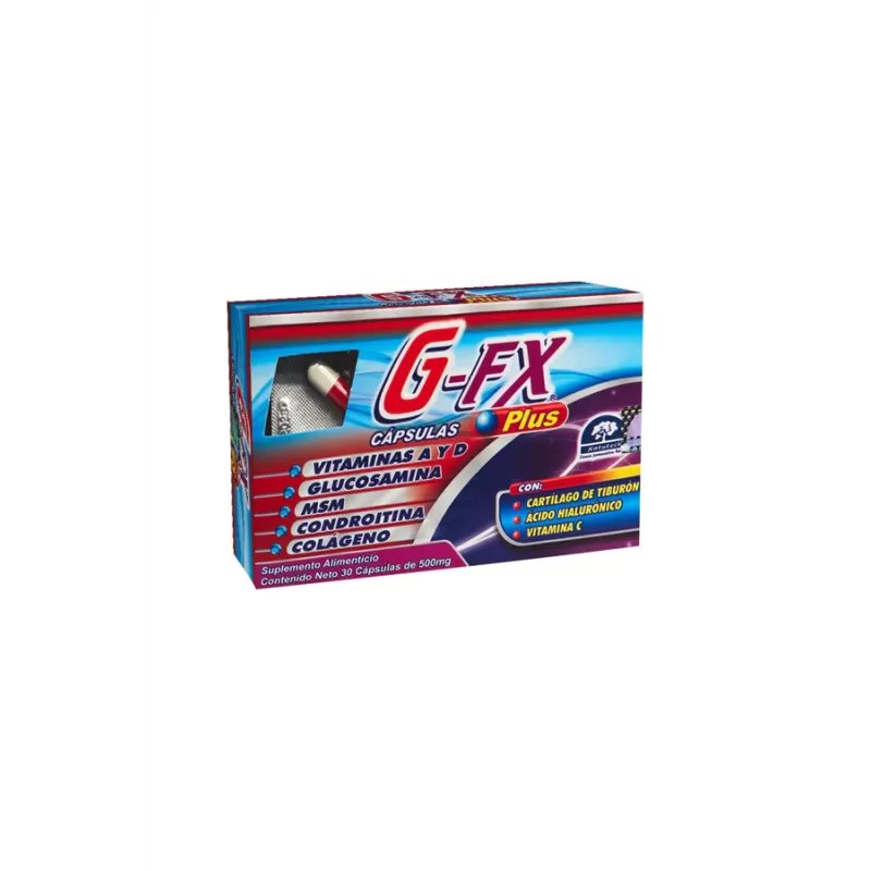 G-FX Plus – Cápsulas con Colágeno, MSM y Vitaminas