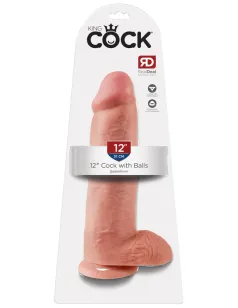 KING COCK12" COCK WITH BALLS PD5511-21 FLESH