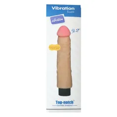 Pene Vibrador Lure 9.2" TOP Notch – Realismo Extremo y Potente Vibración