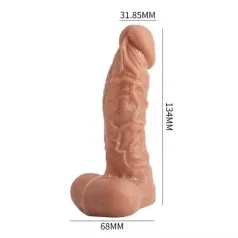 Dildo Realista de TPE 13.4 x 3.2 cm