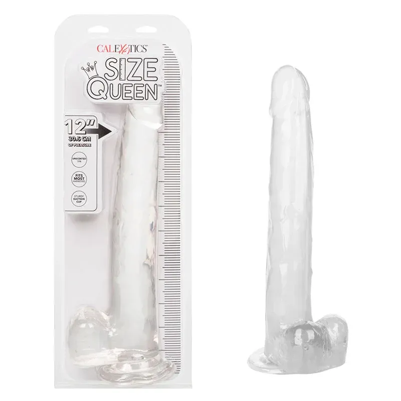 SIZE QUEEN 12"/30.5CM - CLEAR