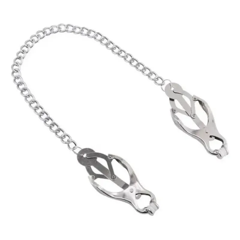 Pinza para Pezones o Clítoris con Cadena de Fantasía