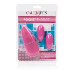 POCKET EXOTICS VIBRATING DOUBLE PINK PASSION BULLETS 1104-04