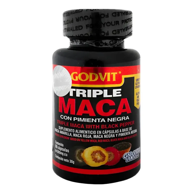 Cápsulas Triple Maca C/60 Godvit